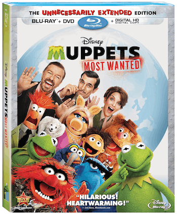 Muppets Most Wanted on Blu-ray 8/12