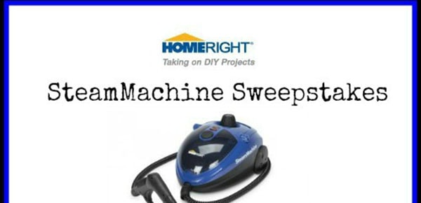 Homeright SteamMachine Sweepstakes ends 3/31 #giveaway