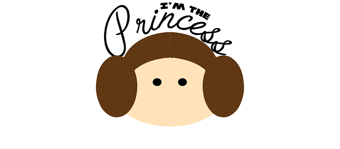 Star Wars “I’m The Princess” Onesie Iron-On Craft #StarWars