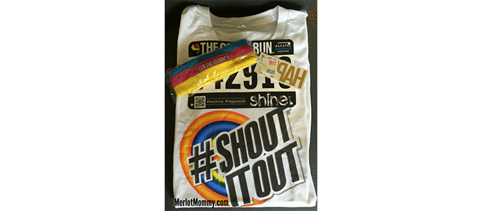 Join me at the Color Run in Portland on September 12 #ShoutItOut