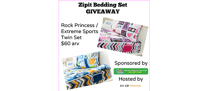 Zipit Bedding Set #Giveaway ends 10/13