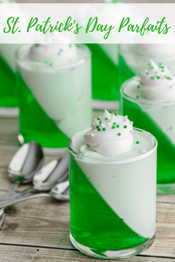 St. Patrick's Day Parfaits