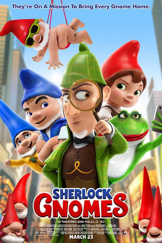 SHERLOCK GNOMES Tickets - Giveaway