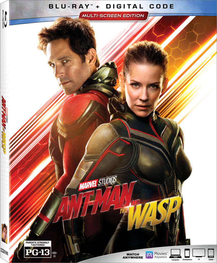 Ant-Man and the Wasp Blu-Ray cover art