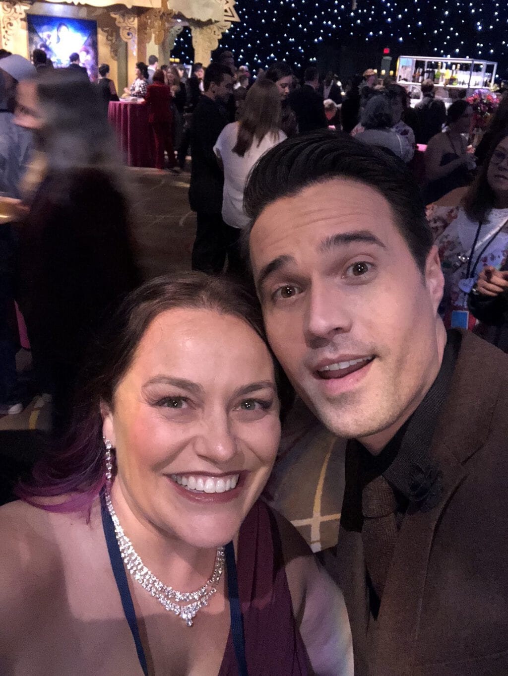 Jana Seitzer, Brett Dalton, Walking the Red Carpet for Disney’s Nutcracker and the Four Realms