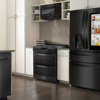 LG Matte Black Kitchen Appliances