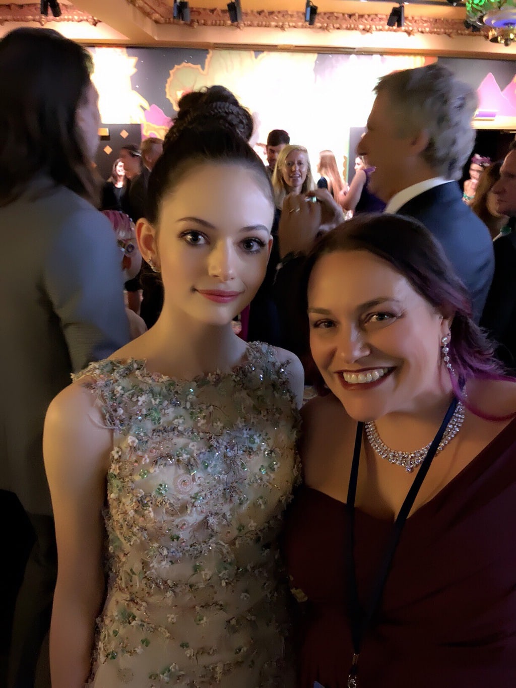 Mackenzie Foy, Jana Seitzer, Walking the Red Carpet for Disney’s Nutcracker and the Four Realms