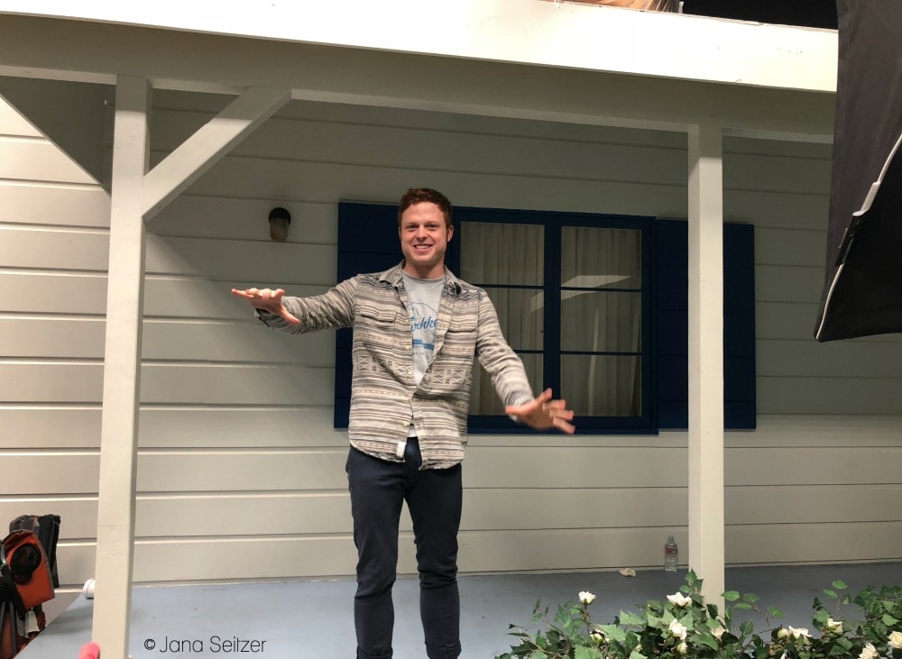 Visit the Set of The Kids Are Alright - house front with Caleb Foote