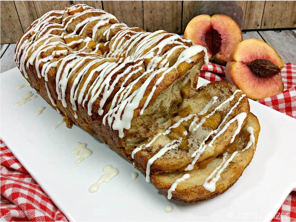 Peach Pull-Apart Bread