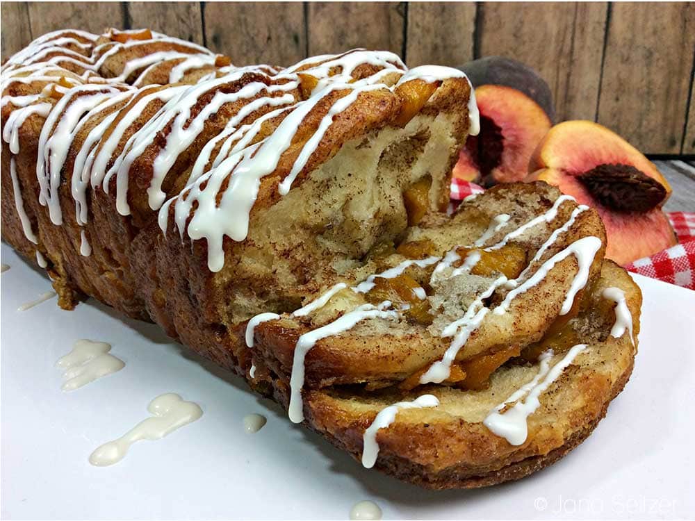 Peach Pull-Apart Bread