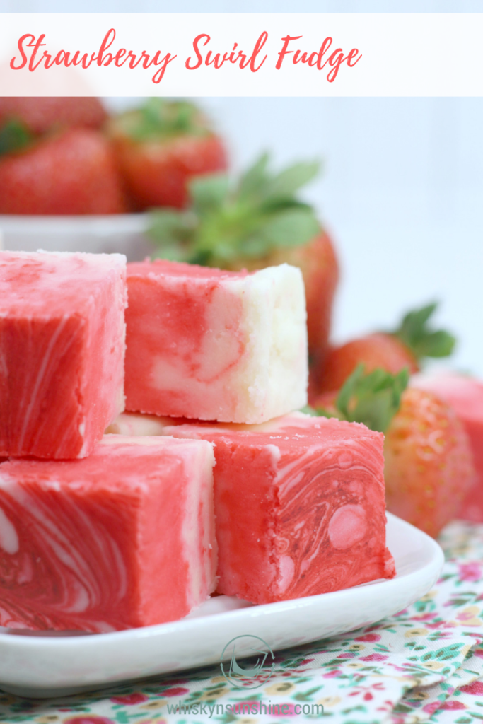 Strawberry Swirl Fudge » Whisky + Sunshine