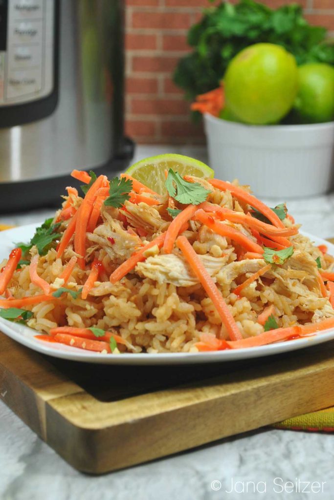 Instant Pot Thai Chicken Rice Bowl 