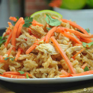 Instant Pot Thai Chicken Rice Bowl 