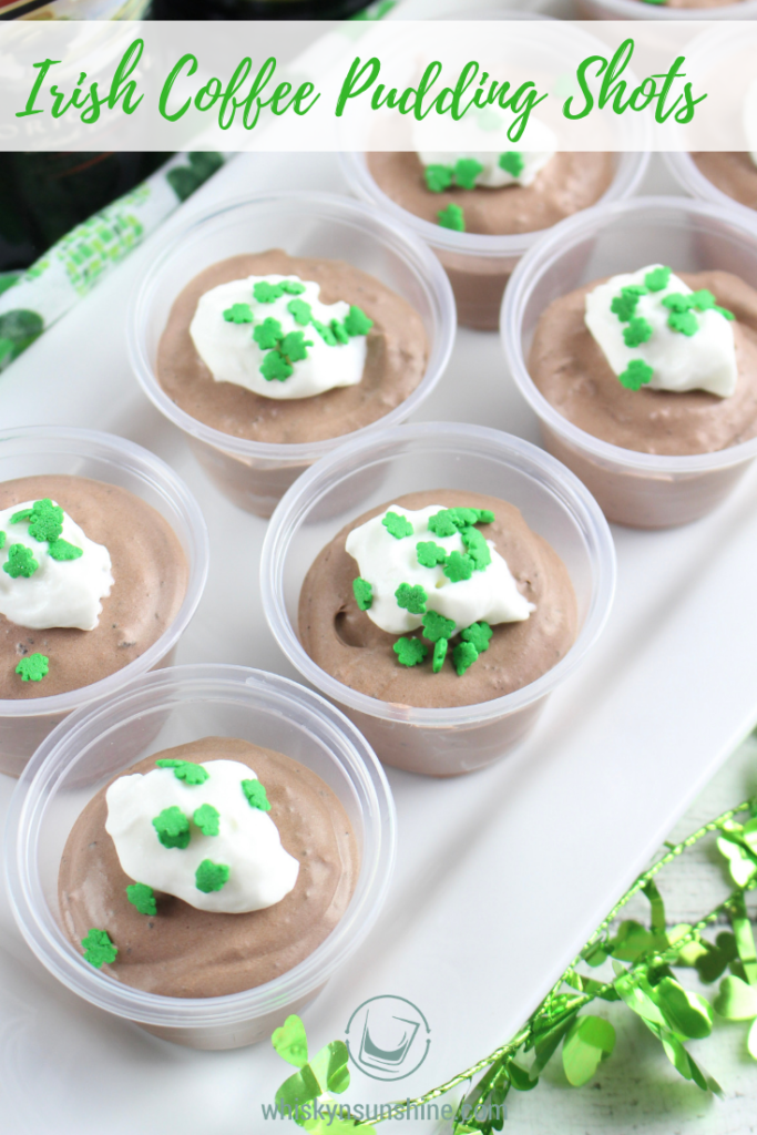 Irish Coffee Pudding Shots