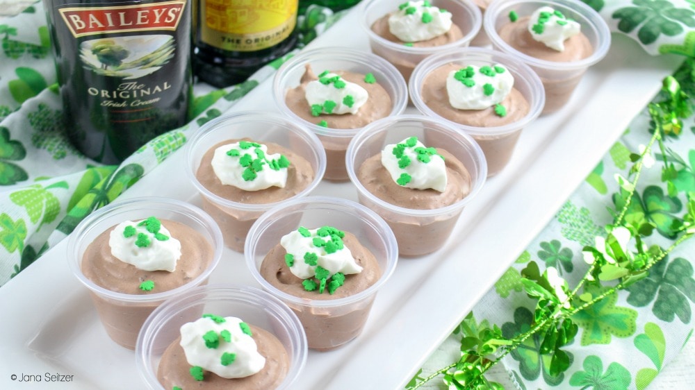 Irish Coffee Pudding Shots