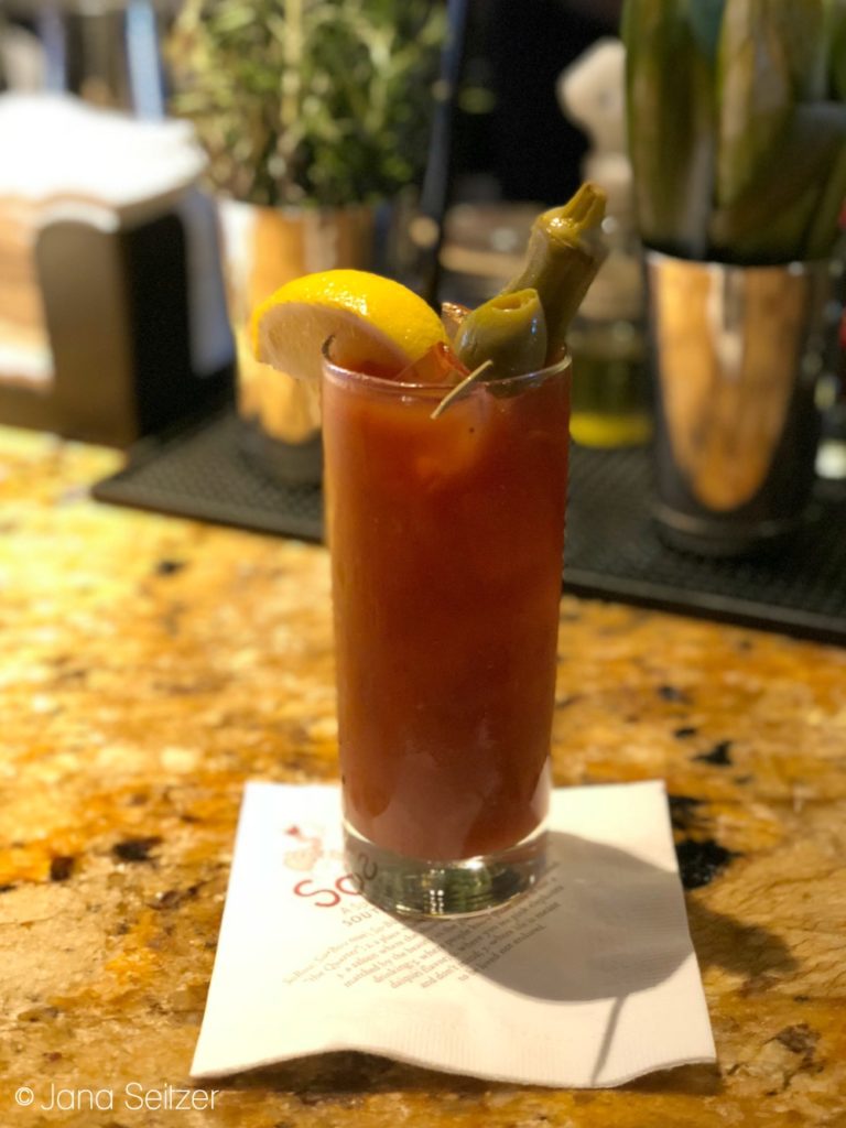 Bloody Mary SoBu at the W Hotel in New Orleans