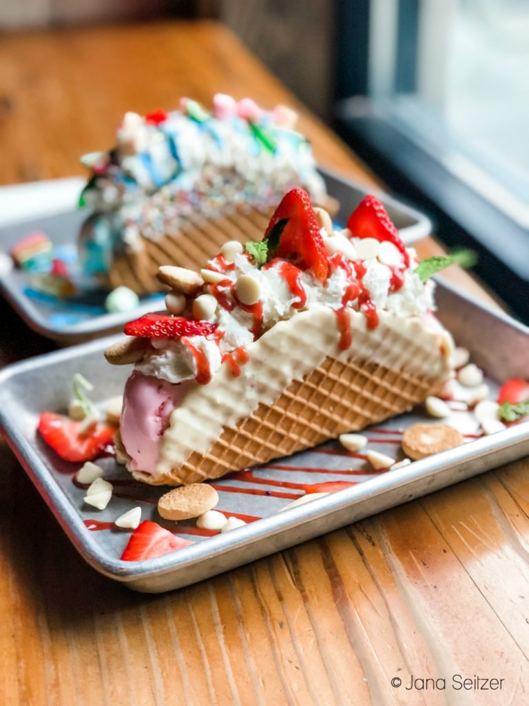 ice cream tacos from dessert dealer chicago