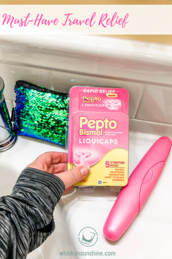 Must Have Travel Relief Pepto Bismol Liquicaps