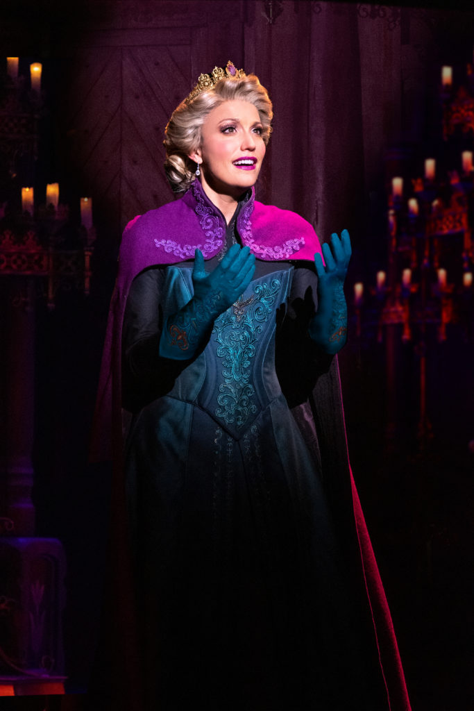 Caroline Bowman as Elsa in Frozen, North American Tour. Photo by Deen van Meer.