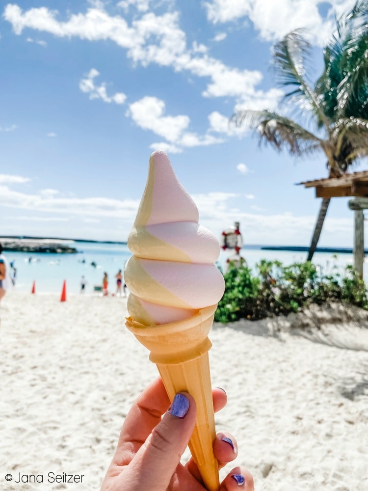 disney castaway cay ice cream swirl