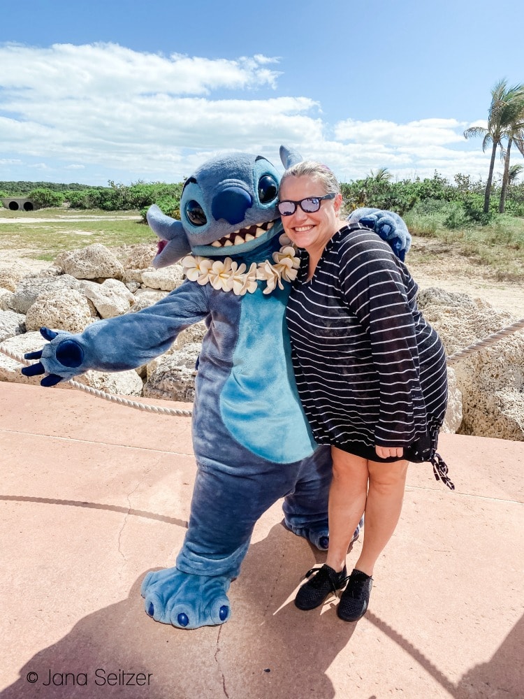 stitch photo at castaway cay