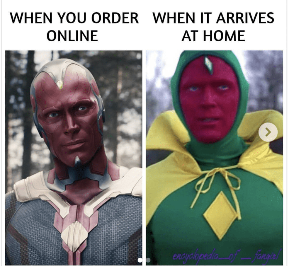 online order vision meme