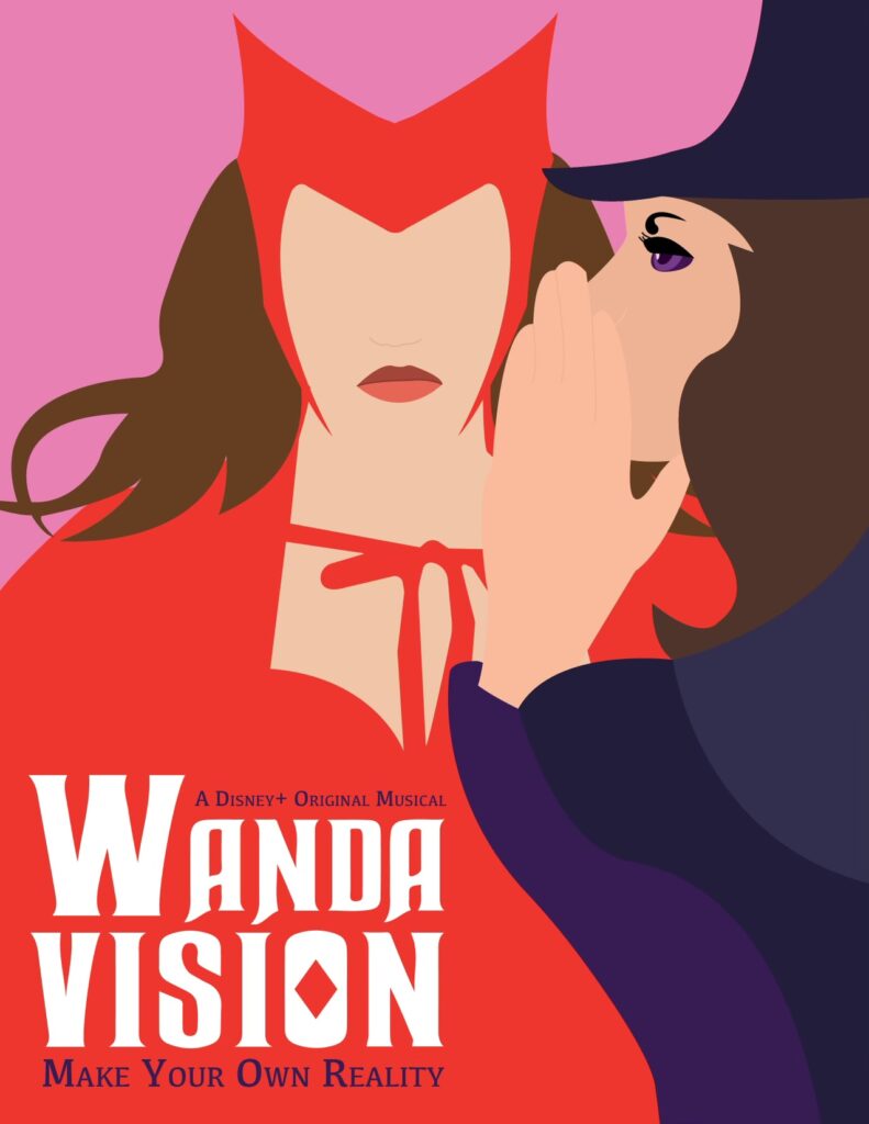 wandavision wicked fan art meme