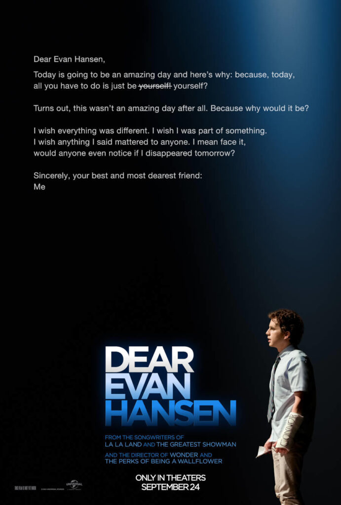 Dear Evan Hansen poster