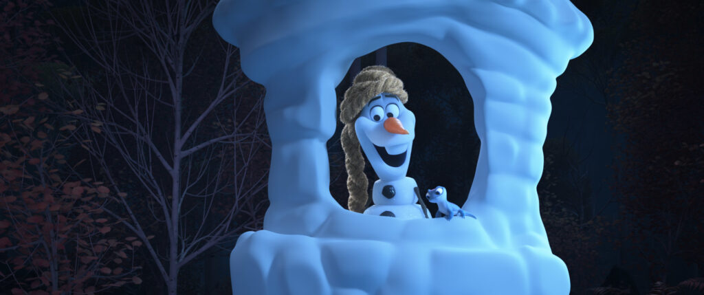 Olaf Presents as Rapunzel