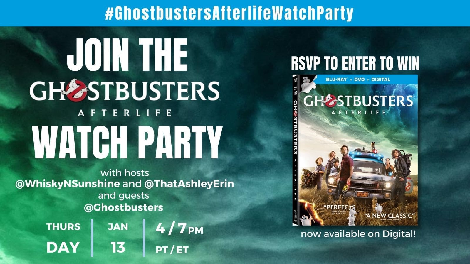 Join the Ghostbusters Afterlife Watch Party on 1/13 » Whisky + Sunshine